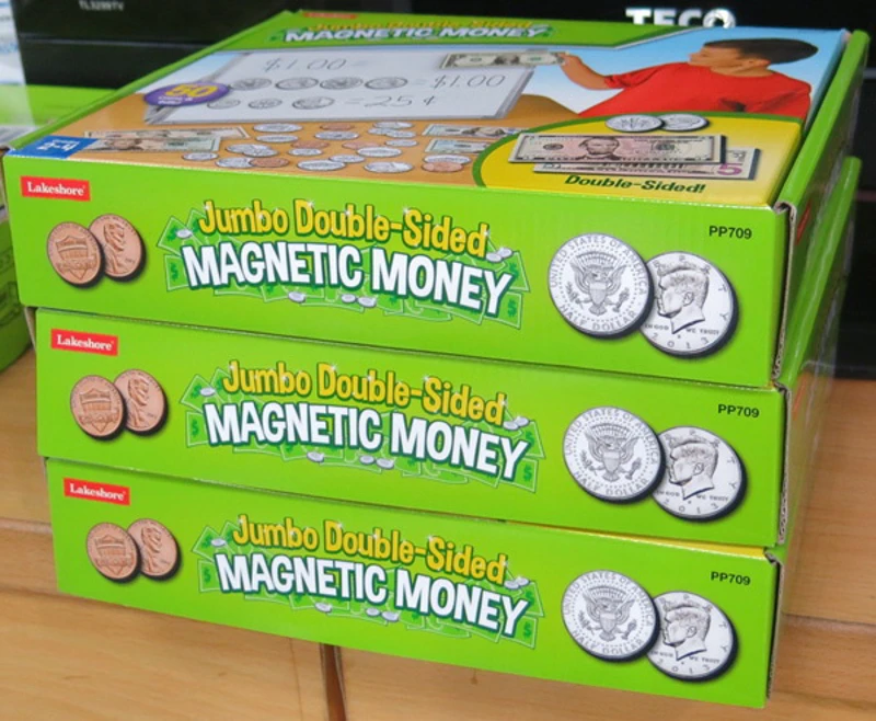 Jumbo Double-Sided Magnetic Money Set